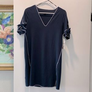 Zara Dress(T-Shirt like dress)  Navy Blue Size XS
